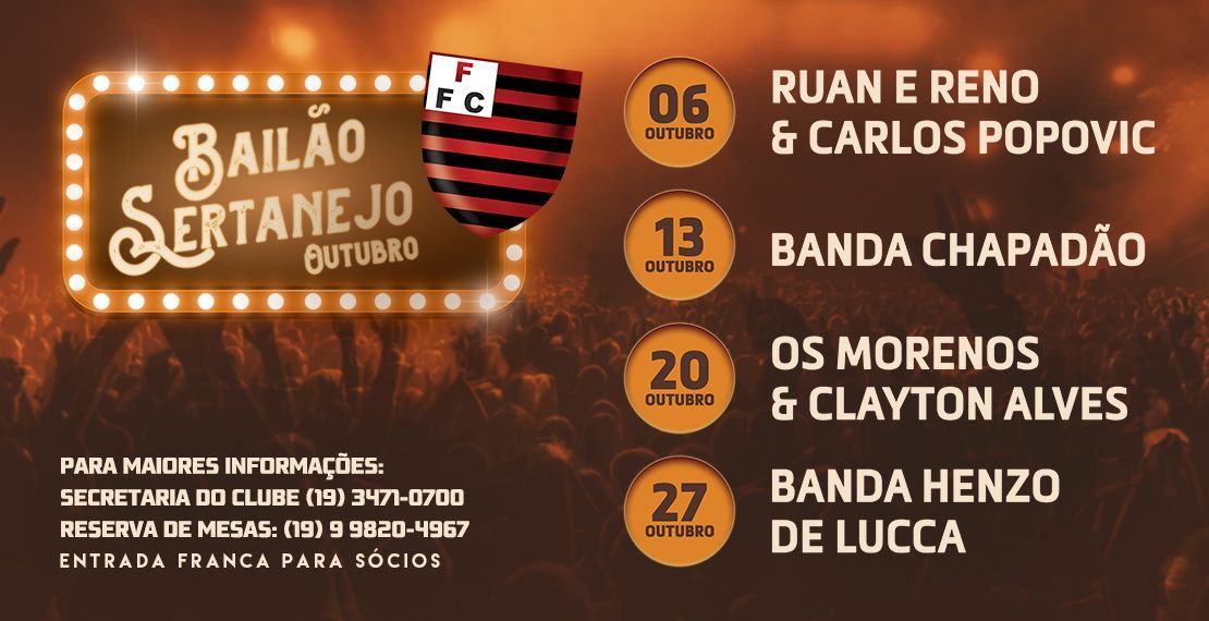 Bailão Sertanejo - Outubro